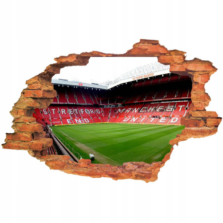 Naklejka na ścianę 3D Manchester United Old Trafford