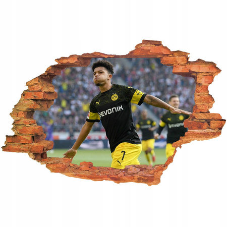 Naklejka na ścianę 3D Borussia Dortmund Cieszynka 90 cm na 60 cm 